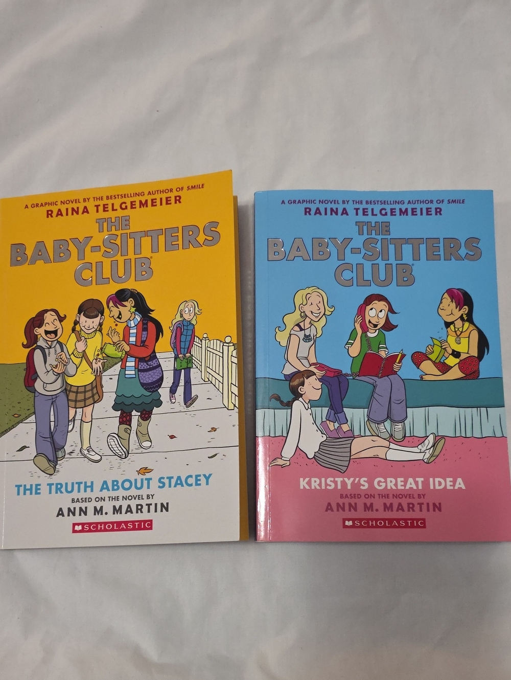 The Baby-Sitters Club Graphic Novels – Set of 2 (Yellow & Blue Covers)